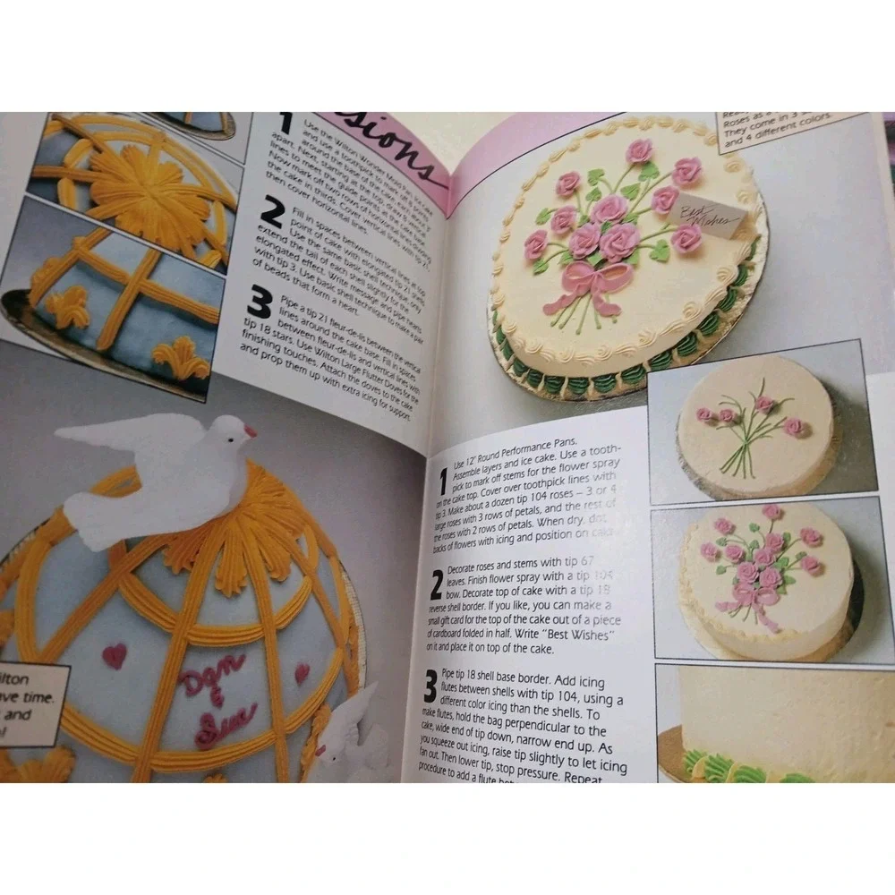 Two‎ Vintage 1980s WILTON Cake DECORATING Easy As  & Birthday Recipe Booklet!